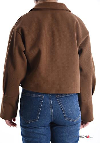 long sleeve mini Jacket with buttons with lining - ph 2