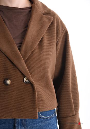 long sleeve mini Jacket with buttons with lining - ph 4