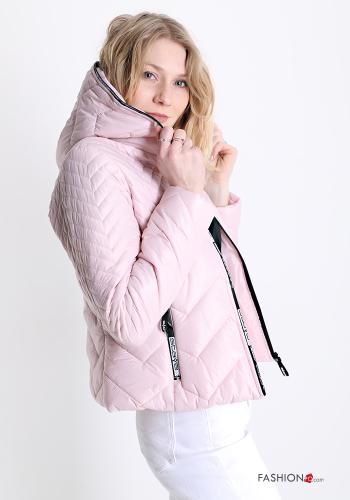 Daunenjacke  mit Reißverschluss mit Kapuze - ph 3