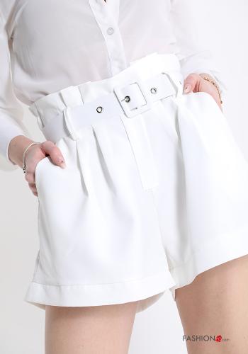 Shorts  con cinturón con bolsillos - ph 4