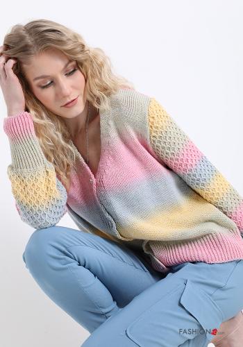 Cardigan Imprimé à rayures - ph 1