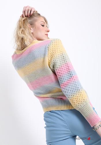 Cardigan Imprimé à rayures - ph 2