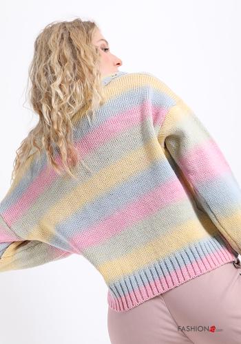 Chaqueta de punto Estampado a rayas - ph 2