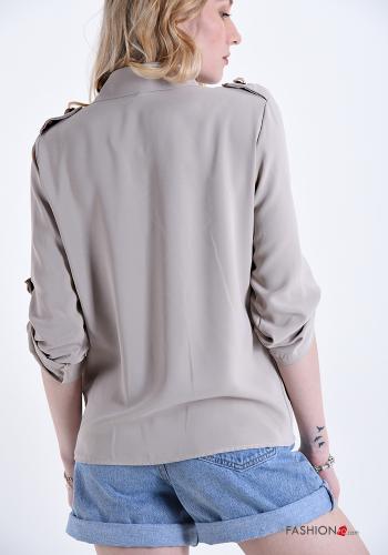 Camicia  con bottoni con tasche - ph 2