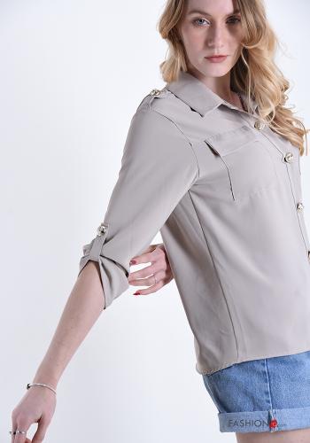 Camicia  con bottoni con tasche - ph 3