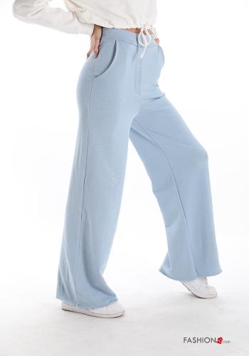 Pantalone in Cotone  con tasche a zampa - ph 3
