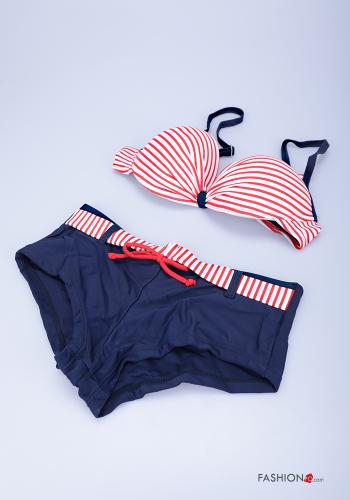 Ensemble de 24 pièces Bikini Imprimé à rayures - ph 2