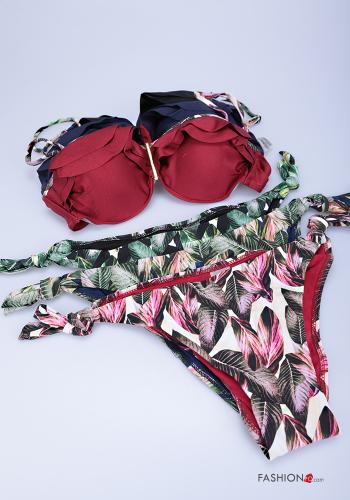 Ensemble de 16 pièces Bikini Imprimé floral - ph 1