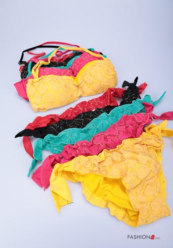 Set 20 pezzi Bikini Fantasia floreale - ph 1