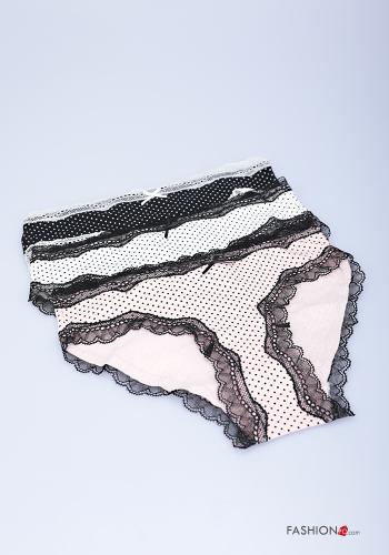 Conjunto de 24 piezas Bragas de Algodón - ph 1