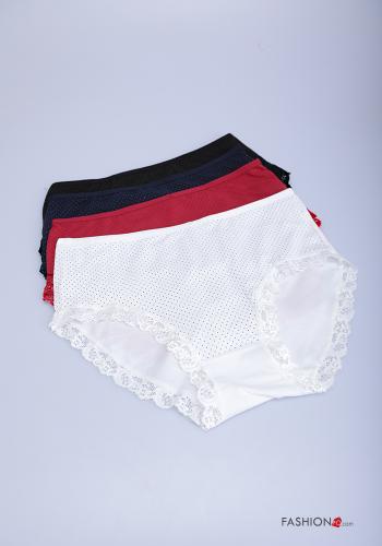 Set 24 pezzi Mutanda in Cotone pizzo - ph 1