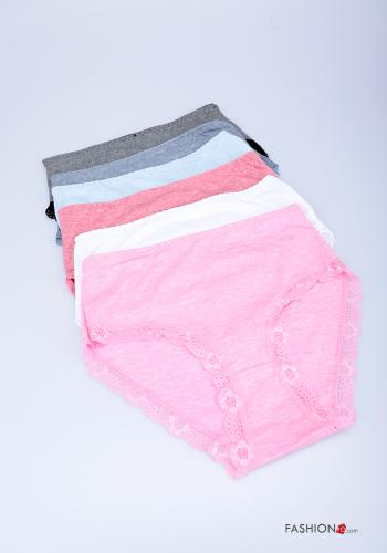 Set 24 pezzi Mutanda in Cotone  pizzo - ph 1