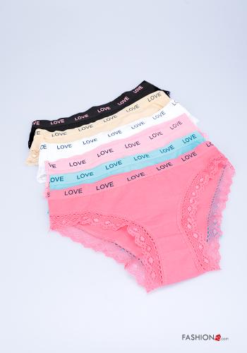 Set 24 pezzi Mutanda in Cotone  pizzo - ph 1