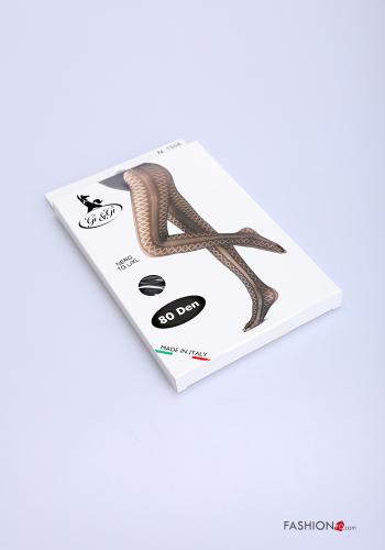 Geometric pattern 80-100 Denier Tights - ph 1