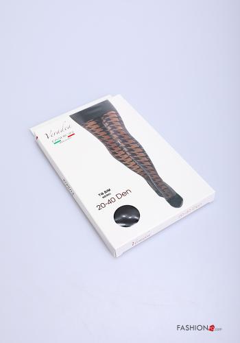 Houndstooth Cotton Tights - ph 1