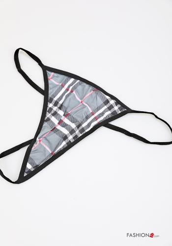 Completino sexy Fantasia tartan con fiocco - ph 4