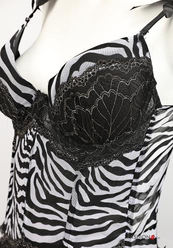 Tiermuster Spitze- Sexy Wäscheset aus Baumwolle - ph 3