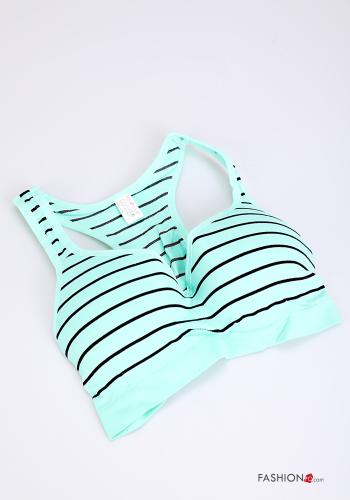 Striped padded Sports Bra - ph 2