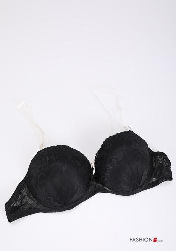 Soutien-gorge détail dentelle ajustable à volants - ph 1