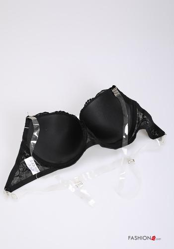Soutien-gorge détail dentelle ajustable à volants - ph 2
