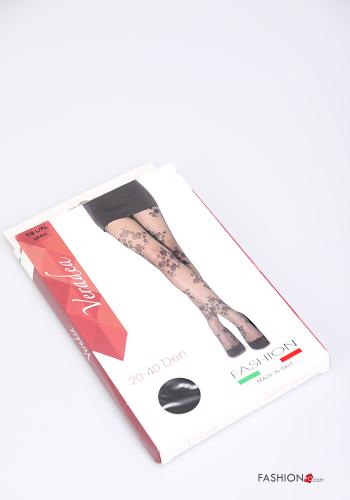 Blumenmuster Strumpfhose - ph 1