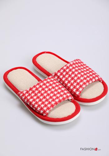Set 36 pairs Houndstooth Slippers