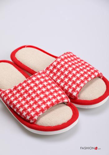 Set 36 pairs Houndstooth Slippers - ph 3