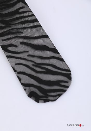 Tiermuster Strumpfhose aus Baumwolle - ph 2