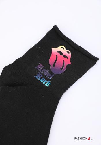 Bedrucktes Socken aus Baumwolle - ph 3