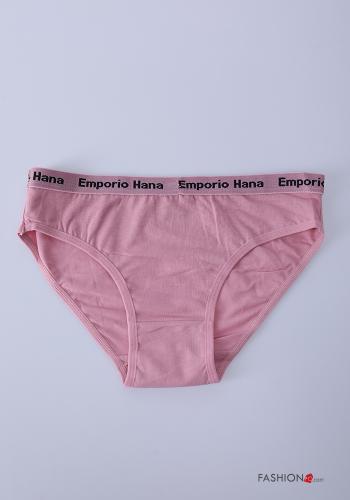Lettering print Cotton Briefs - ph 2