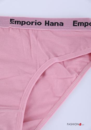 Lettering print Cotton Briefs - ph 4
