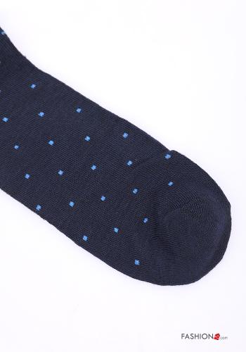 Chaussettes courtes en Coton Imprimé à pois - ph 3