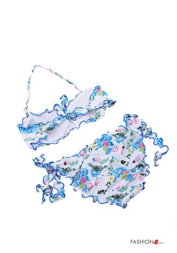 Set 20 pezzi Bikini Fantasia floreale con fiocco - ph 3