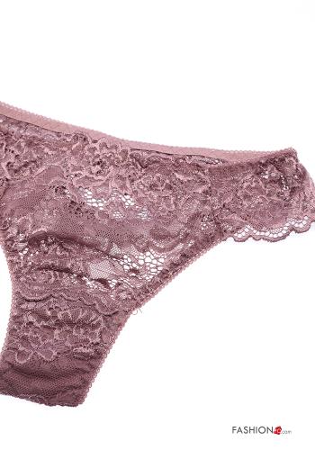 Spitze- Brasilianischer Slip aus Baumwolle - ph 4