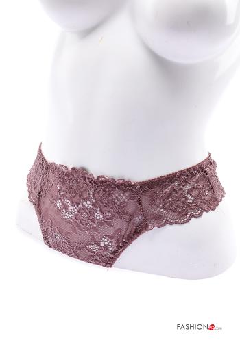 Spitze- Brasilianischer Slip aus Baumwolle - ph 5