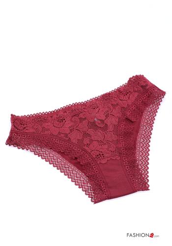 Slip en Coton détail dentelle - ph 2