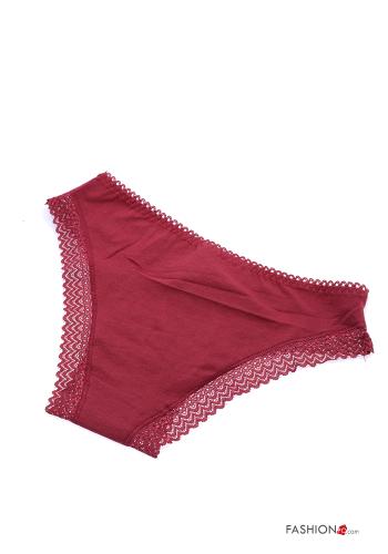 Slip en Coton détail dentelle - ph 3