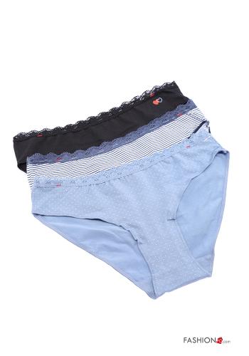 Mutanda in Cotone pizzo Fantasia pois - ph 1