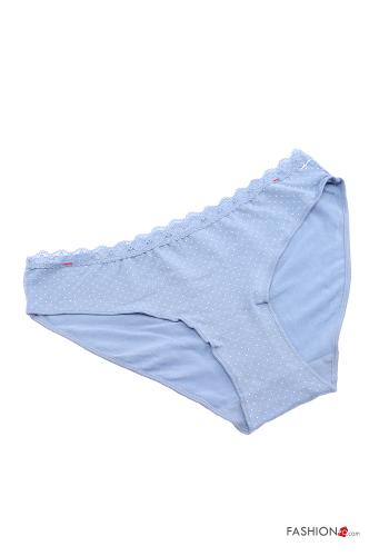 Mutanda in Cotone pizzo Fantasia pois - ph 2