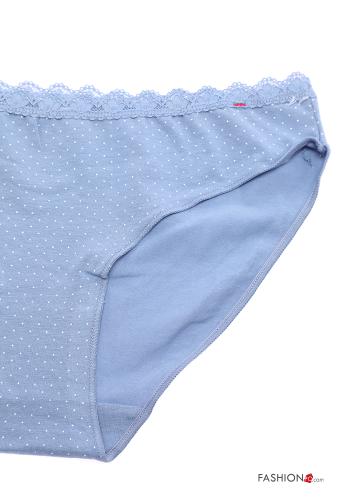 Mutanda in Cotone pizzo Fantasia pois - ph 4