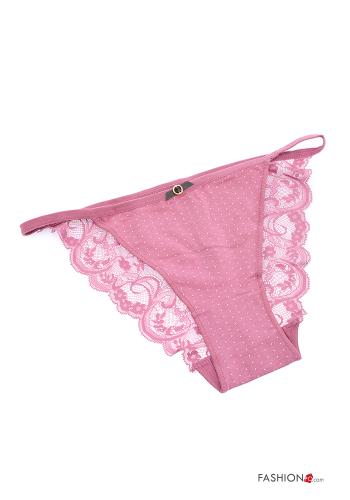 Mutanda in Cotone pizzo Fantasia pois - ph 2