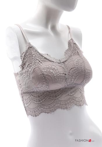Soutien-gorge détail dentelle rembourré - ph 5