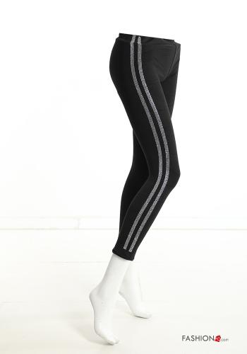 Leggings in Cotone con strass - ph 4