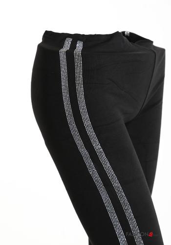 Leggings in Cotone con strass - ph 5