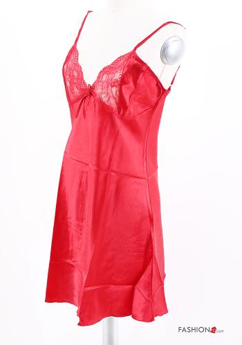 Set 25 pezzi Vestaglia pizzo raso con fiocco - ph 7