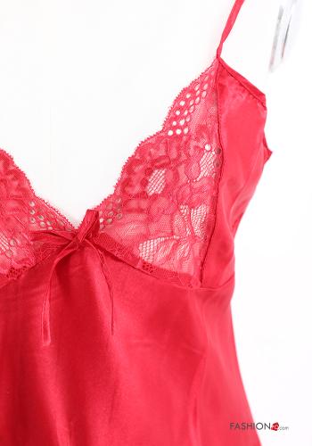 Set 25 pezzi Vestaglia pizzo raso con fiocco - ph 9