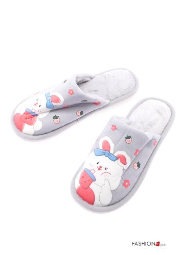 Set 36 pares Pantufas Padrão Estampado - ph 6