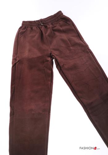 Set 12 pezzi Pantalone sportivo in Cotone con tasche con coulisse - ph 2