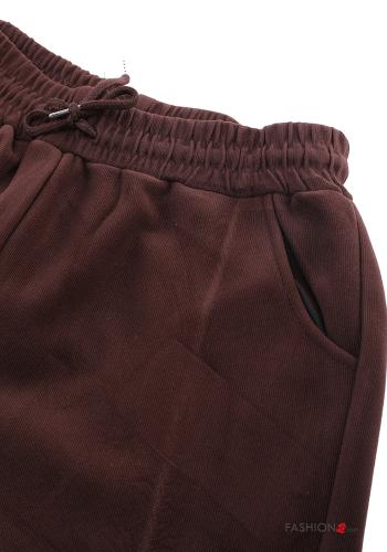 Set 12 pezzi Pantalone sportivo in Cotone con tasche con coulisse - ph 4