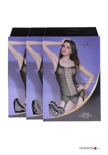 Bodystocking mit Strasssteinen - ph 1
